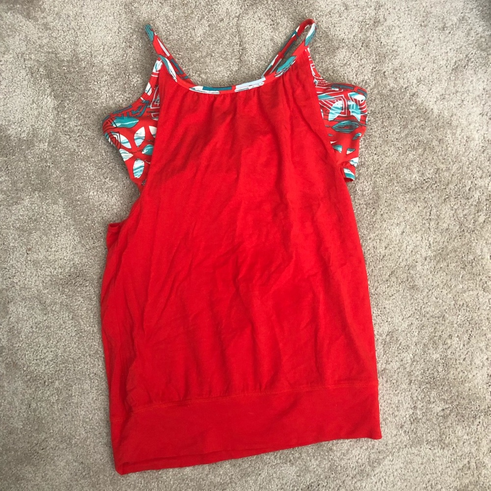Tank with built in bra